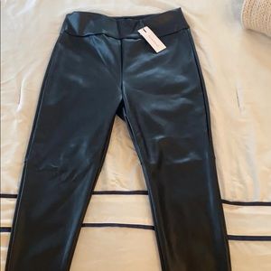 NWT dynamite faux leather leggings size lg